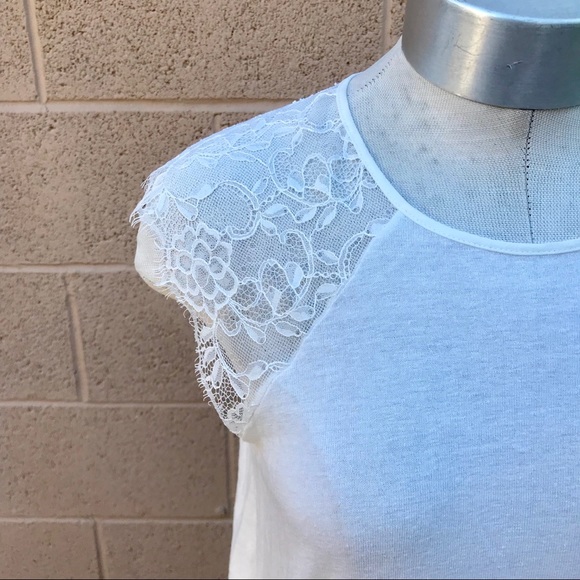 •Zara• Lace Sleeve Women’s Top - Picture 4 of 7